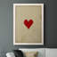 Petit cœur encadré sur toile-991700941-991700940