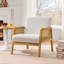  67.5Cm Wide Linen Lounge Chair-1325413571