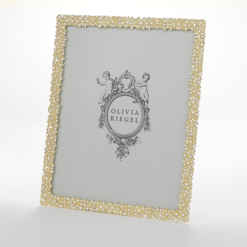 Evie Metal Picture Frame, 5" x 7", Gold