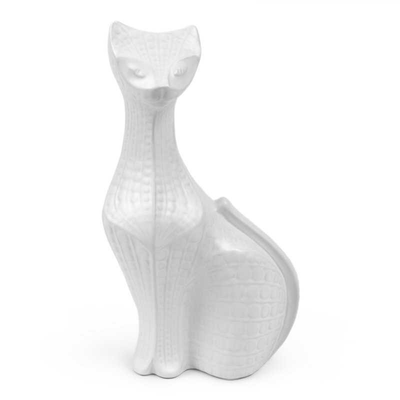 Menagerie Medium Cat, 12.5" H x 6.25" W x 5" D