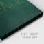 Peace Starburst - Green - reproduction d'art sur toile tendue