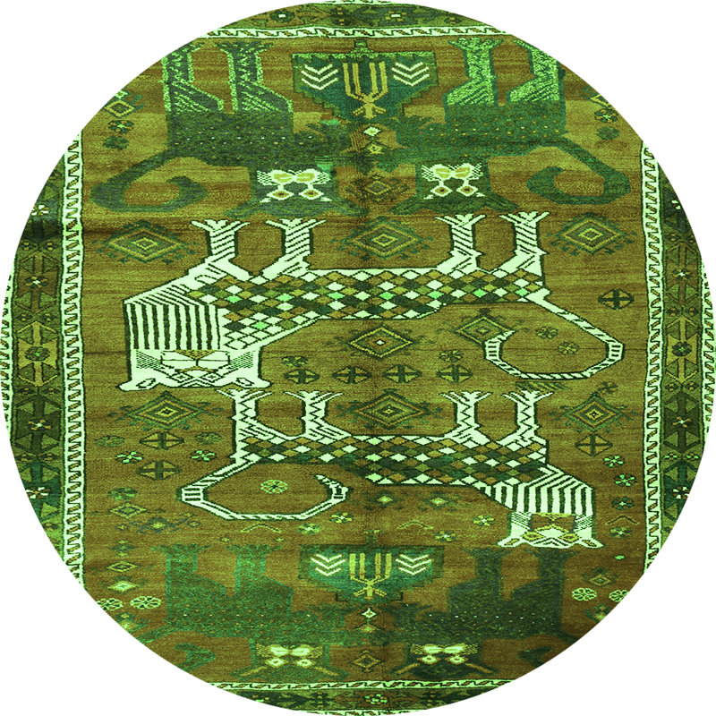 Performance Oriental Indoor Rug, Square 4'
