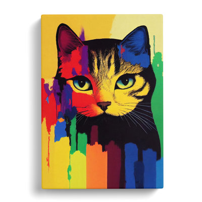Cat Crayon Vol.2 - Wrapped Canvas