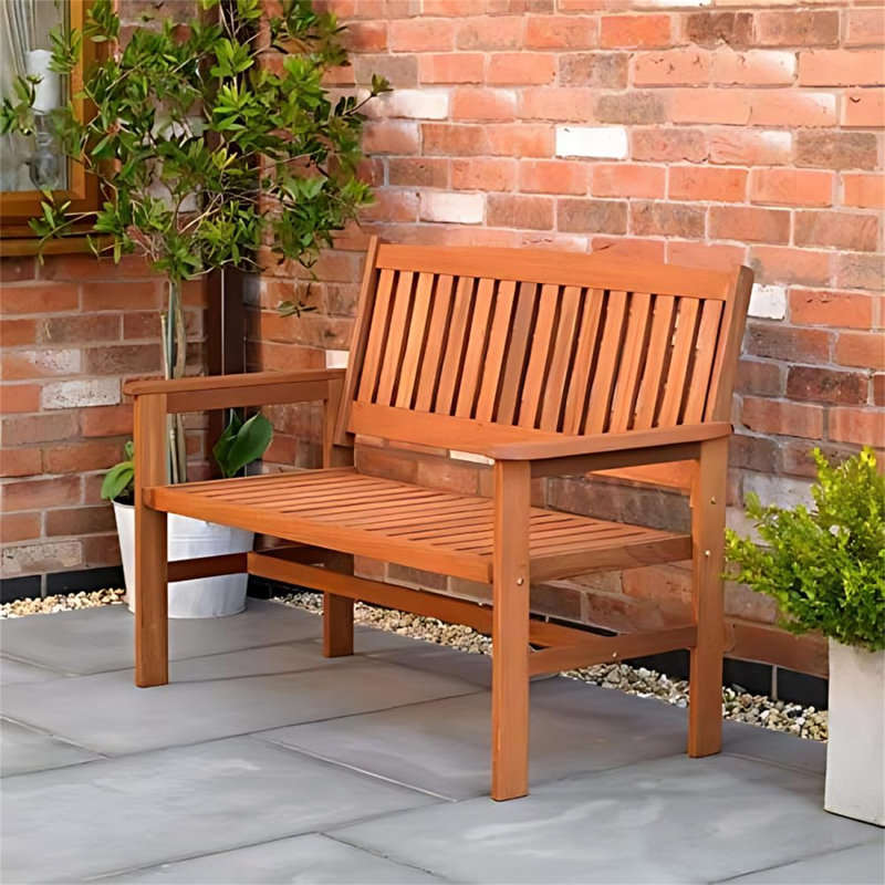 Manufactured Wood Wood Outdoor Bench