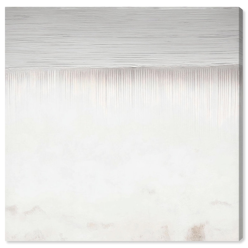 Subtle Transitions Canvas Minimalist Abstract by Art Remedy, 12" H x 12" W x 1.5" D, Wrapped Canvas