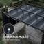 Outsunny 4 x 3 m Garden Pergola with Roll-Up Sides, Dark Grey