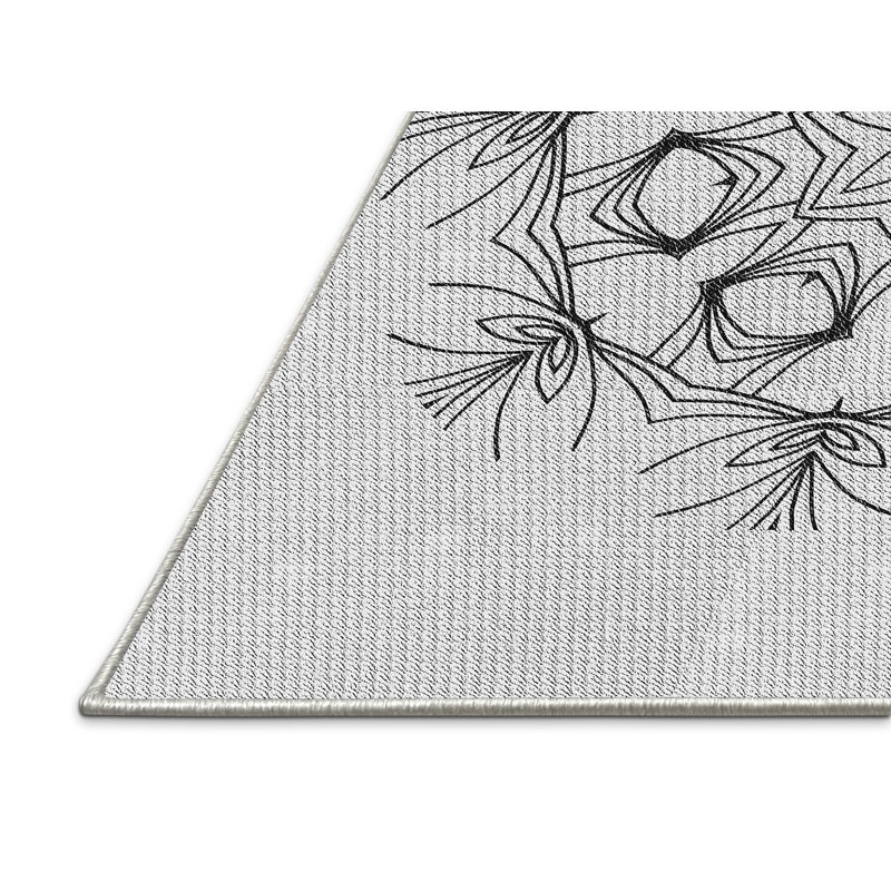 Tapis gris, Rectangle 7 pi x 9 pi