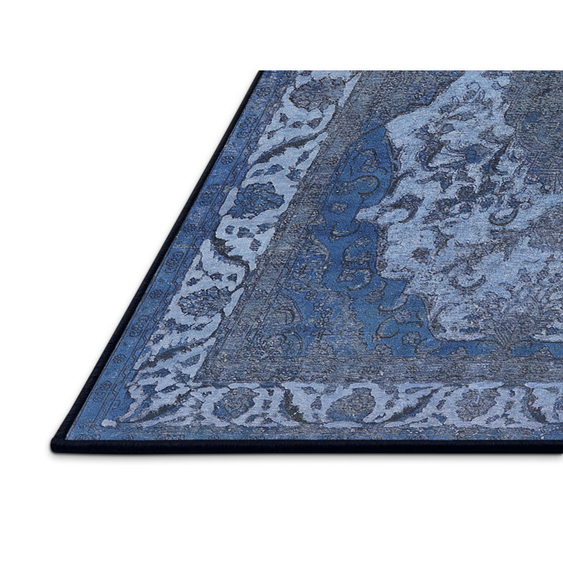 Tapis oriental bleu, Rectangle 2 pi x 3 pi