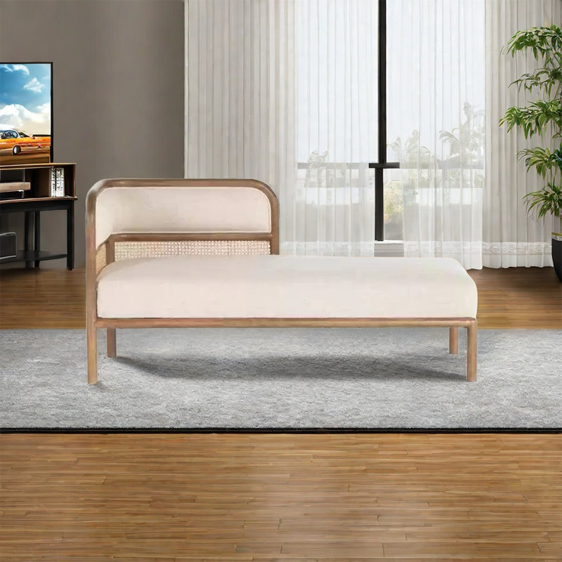 Chaise simple en bois de frêne massif, Orienté à gauche (vu de face)