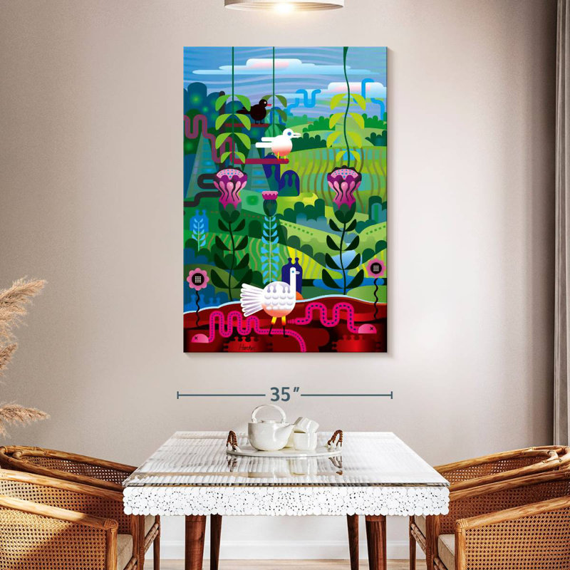 Harnek New Spring, 51" H x 34" W