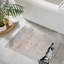 Tapis gris / noir en coton