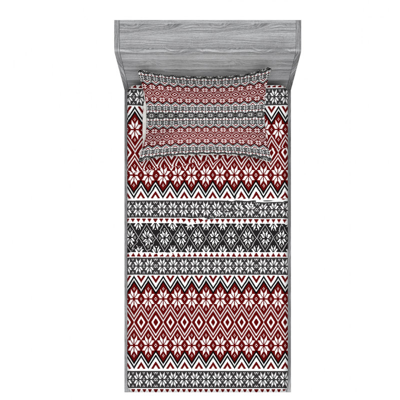 Nordic Microfiber Fitted Sheet, Twin XL Fitted Sheet with 1 Pillowcase