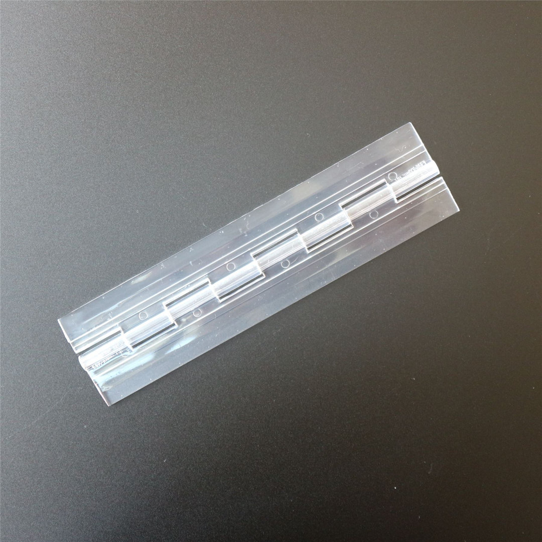 Acrylic Hinge 150mm Clear, Continous Acrylic Piano Hinges