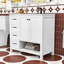 Meuble-lavabo élégant 36 po avec lavabo, rangement fermé-819674283