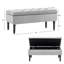 Banc de rangement avec repose-pieds Scheel-100810877