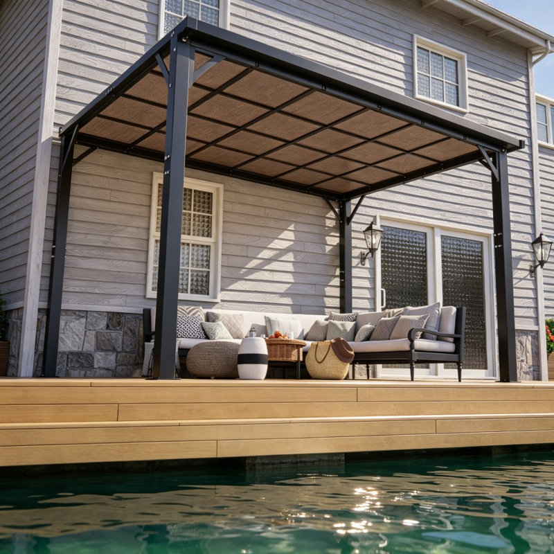 14x10 Ft Hardtop Gazebo