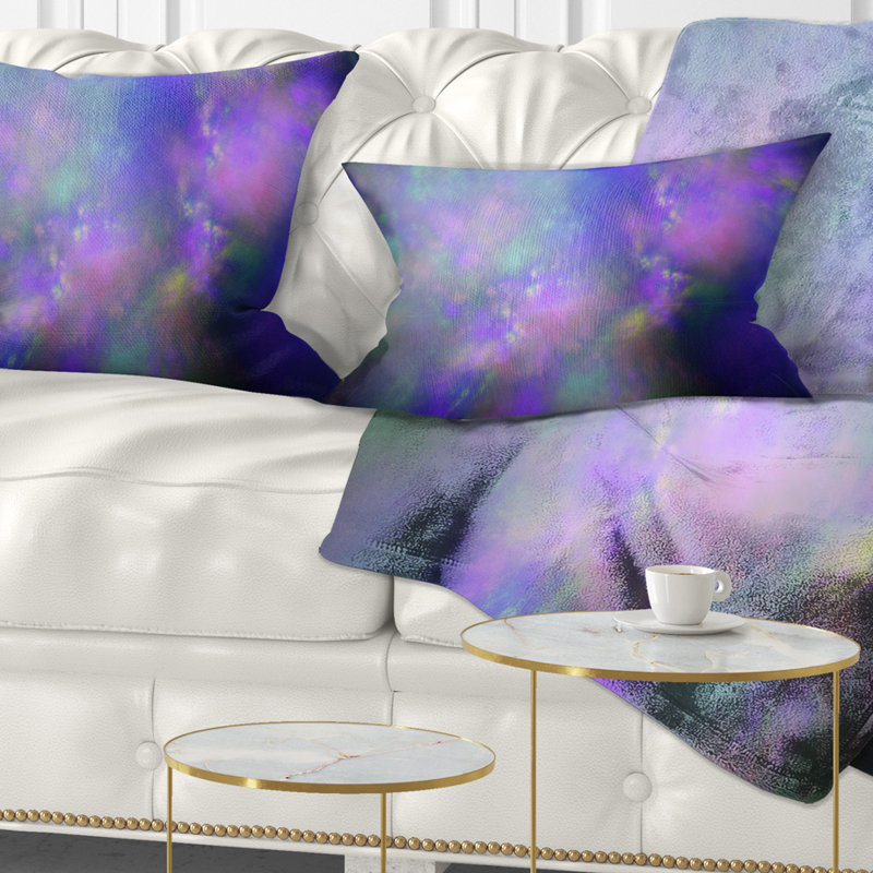 Coussin lombaire en ciel parfait starry Abstract, Mauve