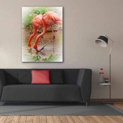 Bayou Breeze «Two Flameos» par Debra Van Swearingen, art mural sur toile