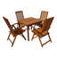 Doline Square 5- Piece 2- Person 60cm L Bistro Set