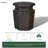 Wilfred Ceramic Accent Stool