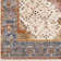 Tapis oriental bleu marine / crème / jaune / gris Diggins