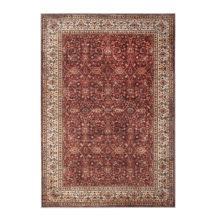 Antique Medallion Indoor Outdoor Rug Runner