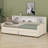 Upholstered Platform Bed With Storage And Drawers-1242455709