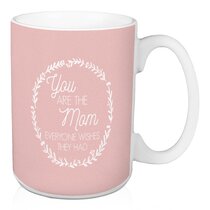 Mom Life Mama Bear Pink Large 20 oz Ceramic Coffee Mug Tea Cup Pink