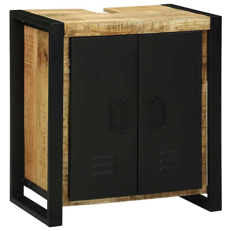 55Cm Single Bathroom Vanity Base Only, Natural