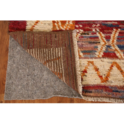 Tapis à motif géométrique oriental marocain 7 x 10