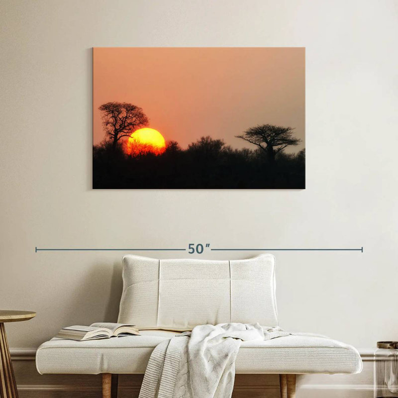 Alvord Kruger coucher de soleil, H 26 po x l 39 po