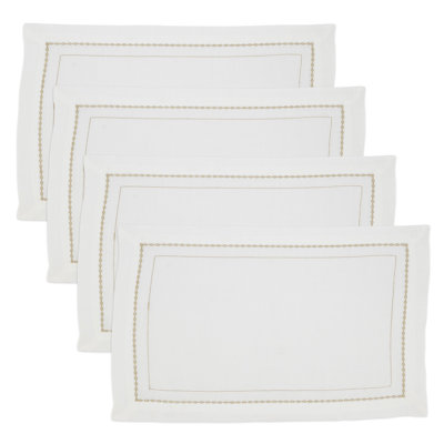 Amari Collection Polyester No Pattern Rectangle Placemat