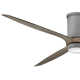 Hover 72-in Indoor/Outdoor Flush Mount Smart Ceiling Fan with Integrated LED + Remote