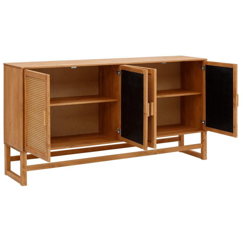 Divina 170cm Solid Wood Sideboard, Oak