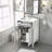 24-Inch French-Inspired Bathroom Vanity with Ceramic Sink and Soft-Close Doors-1409129183