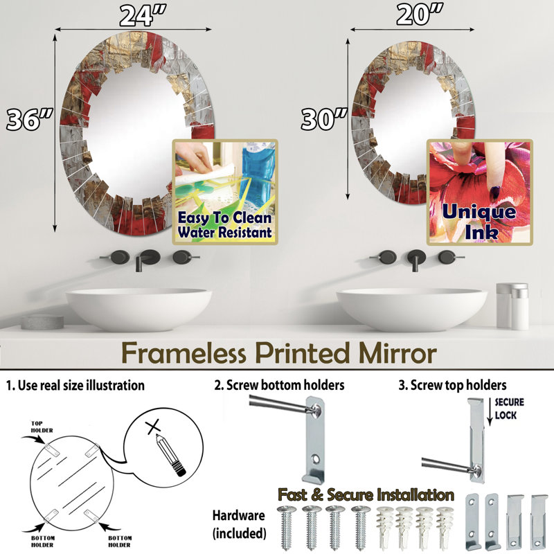 Miroir Williem, 30 po x 20 po