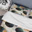Ensemble de housse de couette à motif géométrique jaune et vert II-1256832567