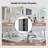Olevide Wall Bathroom Cabinet Over The Toilet Storage-1420999163