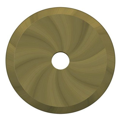 Deltana BPRK125U5 Base Plate for Knobs, 1-1/4" Diam. in Antique Brass