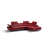 Red Genuine Leather