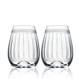Marrakech Crystal Stemless Wine Glass