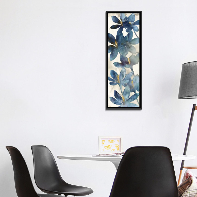 «Indigo Veranda I», impression sur toile tendue, H 48 po x l 16 po x P 1,5 po, Toile tendue