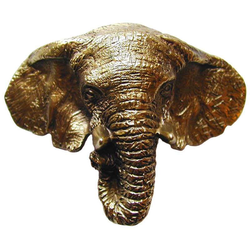 Poignée fantaisie All Creatures, Laiton antique
