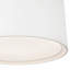 Uma 15-in Black dimmable LED Semi-Flush Mount-1433206145
