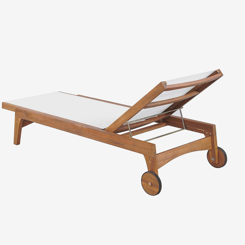 OUTDOOR CHAISE LOUNGE, White