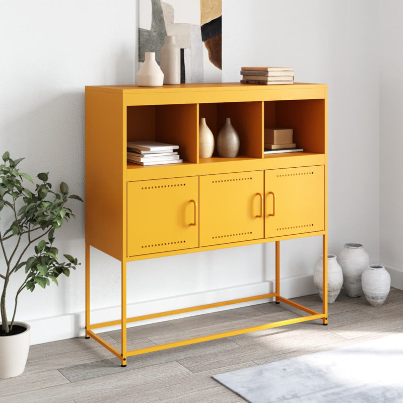 Raenah 100.5cm Sideboard, Yellow