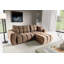 Tassie 4 Seater Velvet Sofa Bed-1864488993