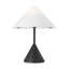 Kelly Wearstler Brachion 1 Light Bedroom Home Office Living Room Lamp With White Linen Shade-1011958223