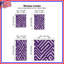 Rideaux de fenêtre mauve à motif zigzag mauve transparent et obscurcissant - 2 panneaux-1773606126-1773606130