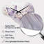 Mauve papillon enchanté vol II - horloge murale papillon en métal, impression d'horloge murale asymétrique moderne-106025504